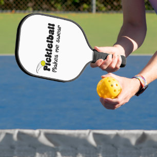Palas De Pickleball El baloncesto me hace dulce - Famoso baloncesto
