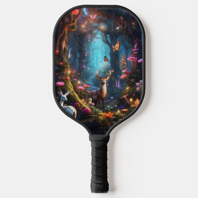 Palas De Pickleball El bosque encantado, un oasis místico (Anverso)