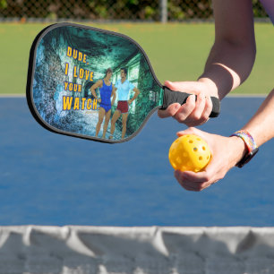 Palas De Pickleball El chico de SlipperyJoe ama tu reloj arte LGBTQIA 