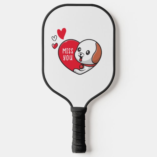 Palas De Pickleball El día de San Valentín, señorita. (Anverso)
