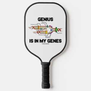 Palas De Pickleball El Genio Está En Mis Genes Humor De Replicación De