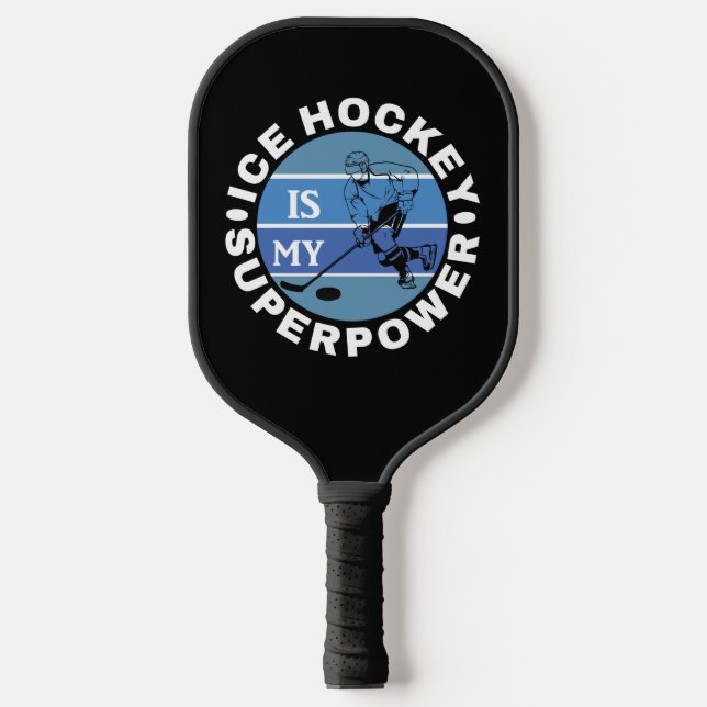 Palas De Pickleball El Hockey Sobre Hielo Es Mi Superpotencia (Anverso)