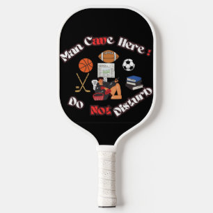 Palas De Pickleball El hombre divertido cueva aquí la pala de pelota