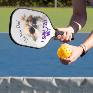 Palas De Pickleball El mejor papá Shih Tzu No es una linda foto de per