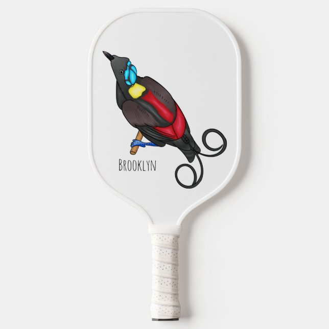 Palas De Pickleball El personalizado de aves del paraíso de Wilson (Anverso)
