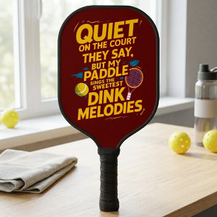 Palas De Pickleball El silencio habla volúmenes: El poder del pickleba