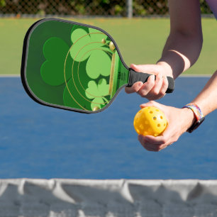 Palas De Pickleball El trébol de tres hojas del Día de San Patricio de