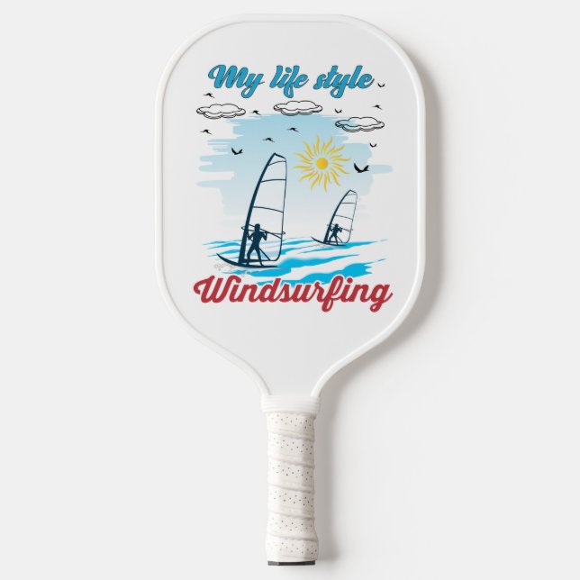 Palas De Pickleball El Windsurf es mi remo de pellebol estilo vida (Anverso)