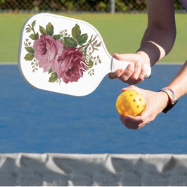 Palas De Pickleball Elegancia de rosa rosa