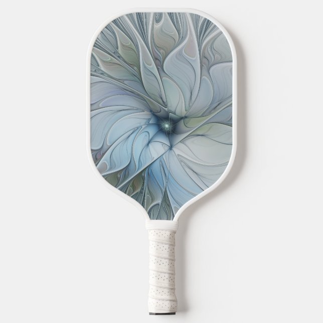 Palas De Pickleball Elegant Beauty Modern Abstract Fractal Art Flower (Anverso)