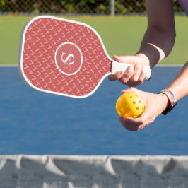 Palas De Pickleball Elegante Antler Monogram Pickleball Paddle