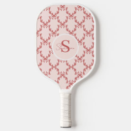 Palas De Pickleball Elegante Antler Monogram Pickleball Paddle