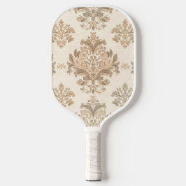 Palas De Pickleball Elegante beige damasco vintage casa de campo franc