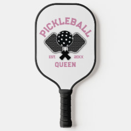 Palas De Pickleball Elegante Diseño de Monograma de Pickleball
