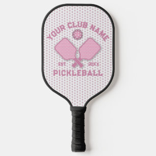 Palas De Pickleball Elegante diseño de monograma Minimalista de balonc