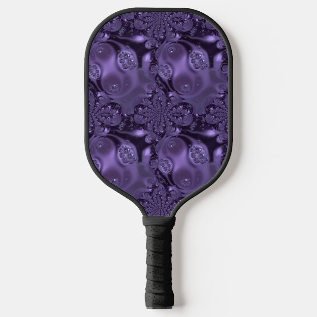 Palas De Pickleball Elegante Espuma Líquida Real Púrpura (Anverso)