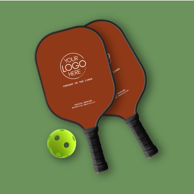 Palas De Pickleball Elegante Logotipo simple Terracota Personal (Subido por el creador)