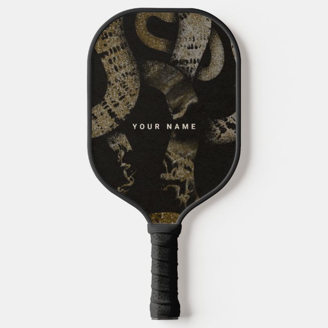 Palas De Pickleball Elegante Medusa Snakes Luxury Art (Anverso)