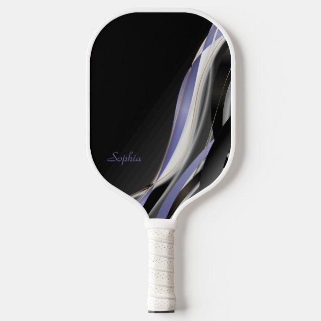 Palas De Pickleball Elegante Nombre Personalizado Paddle De Bolas De P (Anverso)