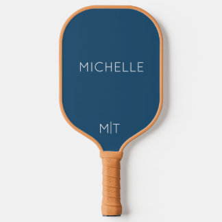 Palas De Pickleball Elegante Paleta de Pickleball Azul Marino Personal