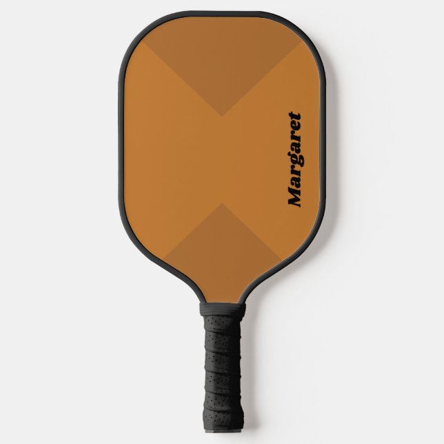 Palas De Pickleball Elegante Personalizado con nombre de bronce metáli (Anverso)