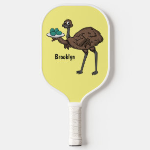 Palas De Pickleball Emu con ilustracion personalizado de huevos
