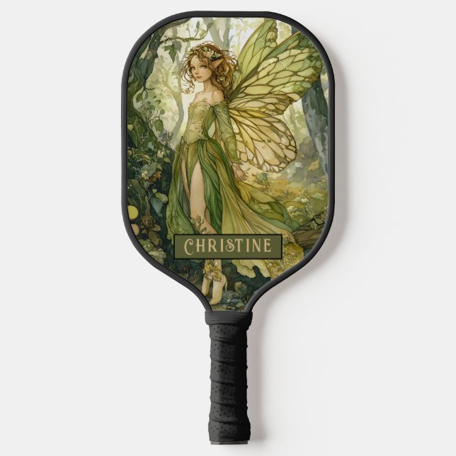 Palas De Pickleball Enchanted Forest Fairy Personalized  (Anverso)