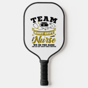 Palas De Pickleball Enfermera de turno de noche de equipo