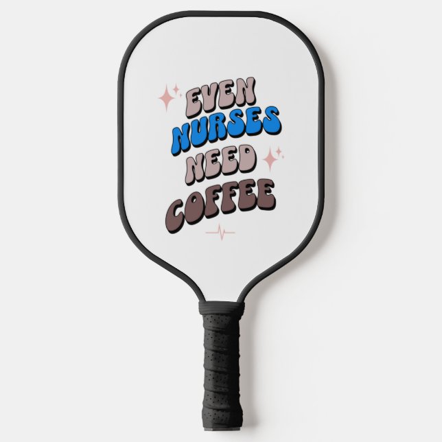 Palas De Pickleball Enfermeras y café (Anverso)