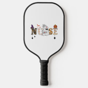 Palas De Pickleball Enfermero de Halloween