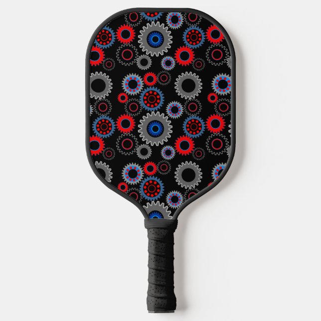 Palas De Pickleball Engranajes coloridos (Anverso)