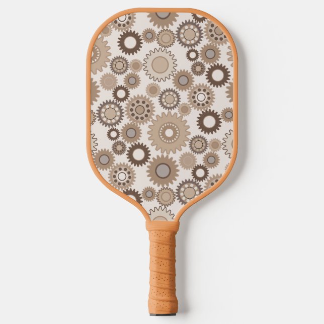 Palas De Pickleball Engranajes Marrones (Anverso)