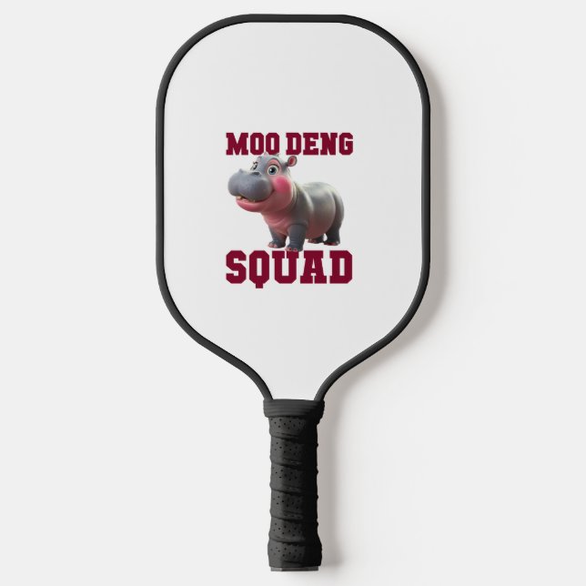 Palas De Pickleball Equipo de Hippo de MOO DENG SQUAD Chicas de la fie (Anverso)