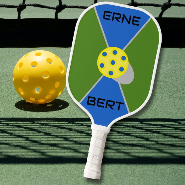 Palas De Pickleball Erne y Bert Yellow Ball Verde/Azul (Subido por el creador)