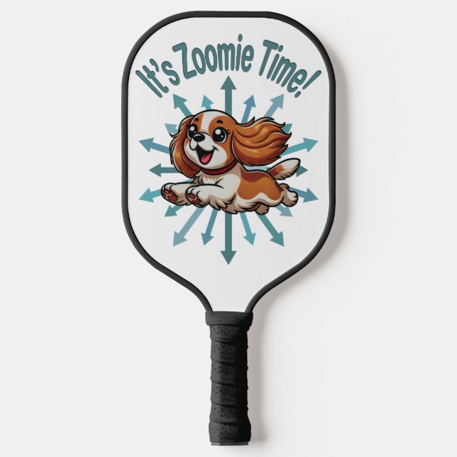 Palas De Pickleball Es Zoomie Time Cavalier Spaniel (Anverso)