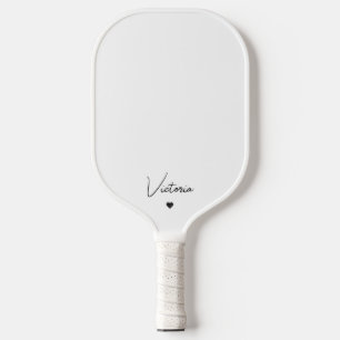 Palas De Pickleball Escribir Girly Nombre y Corazón Personalizados