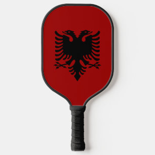 Palas De Pickleball Escudo de armas de la bandera albanesa