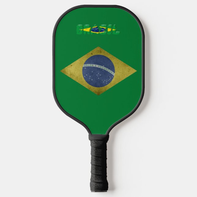 Palas De Pickleball Escudo de armas de la bandera de Brasil (Anverso)