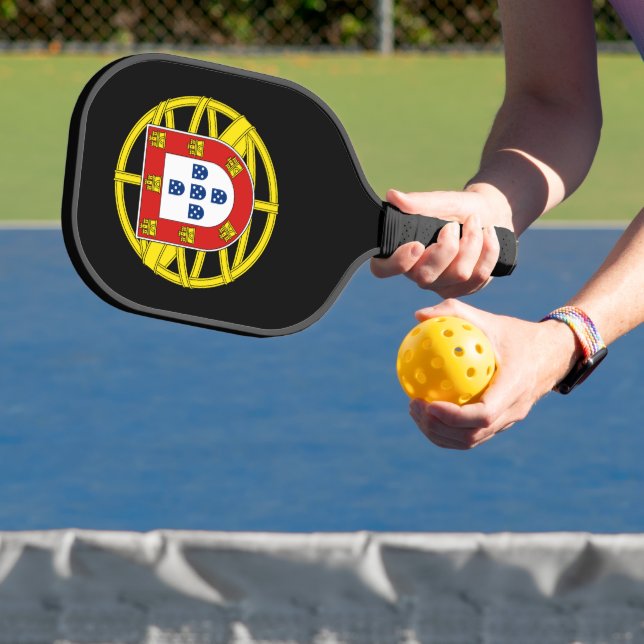 Palas De Pickleball Escudo de armas de Portugal (cacao menor) (in situ)