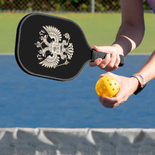 Palas De Pickleball Escudo de armas de Rusia - versión blanca