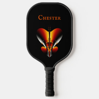 Palas De Pickleball Escudo personal de bronce abstracto