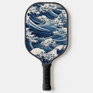 Palas De Pickleball Escudos efímeros: Reimaginan las olas de Hokusai
