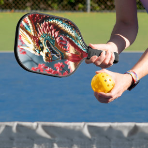 Palas De Pickleball Espesor respiratorio de fuego dragón balanza de or