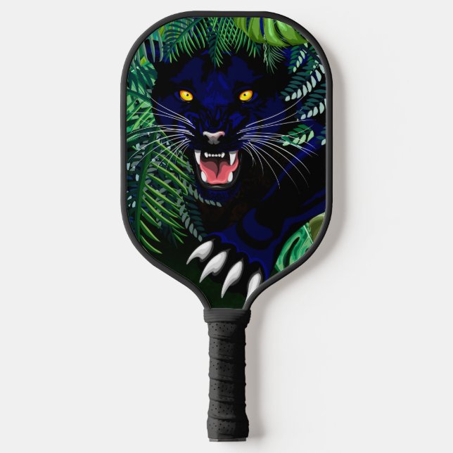 Palas De Pickleball Espíritu de pantera negra de la jungla (Anverso)