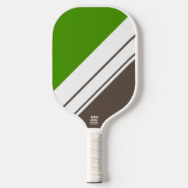 Palas De Pickleball Esporto Kelly Green Soft Brown Rayas de Carreras b