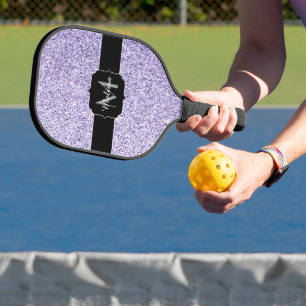 Palas De Pickleball Espuma purpurina ultravioleta morado Monograma