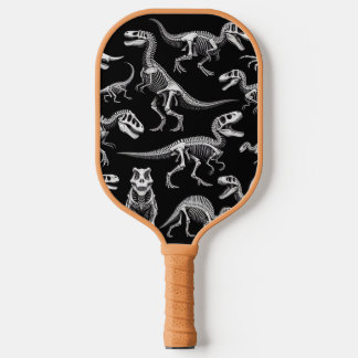 Palas De Pickleball Esqueletos de dinosaurios Huesos Fósiles Blancos
