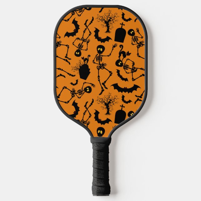 Palas De Pickleball Esqueletos de Halloween Danza macabra (Anverso)