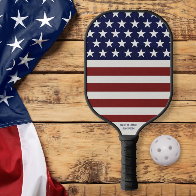 Palas De Pickleball Estados Unidos: Estrellas de la bandera estadounid (Subido por el creador)