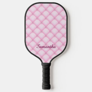 Palas De Pickleball Estética glamurosa con borla rosa